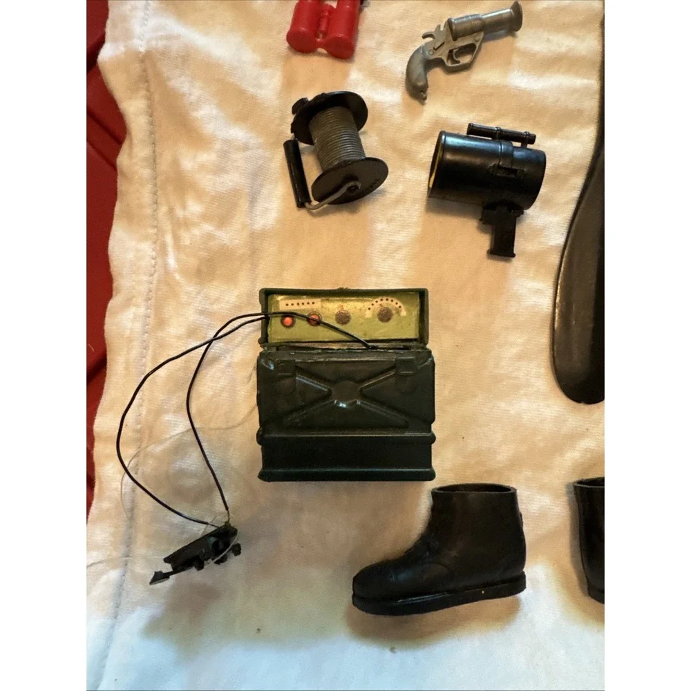 Vtg GI JOE The Adventure Of Secret Mission To Spy Island Accessories Set Look!
